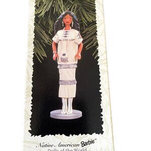 Hallmark Keepsake Native American Barbie Ornament Dolls of the World